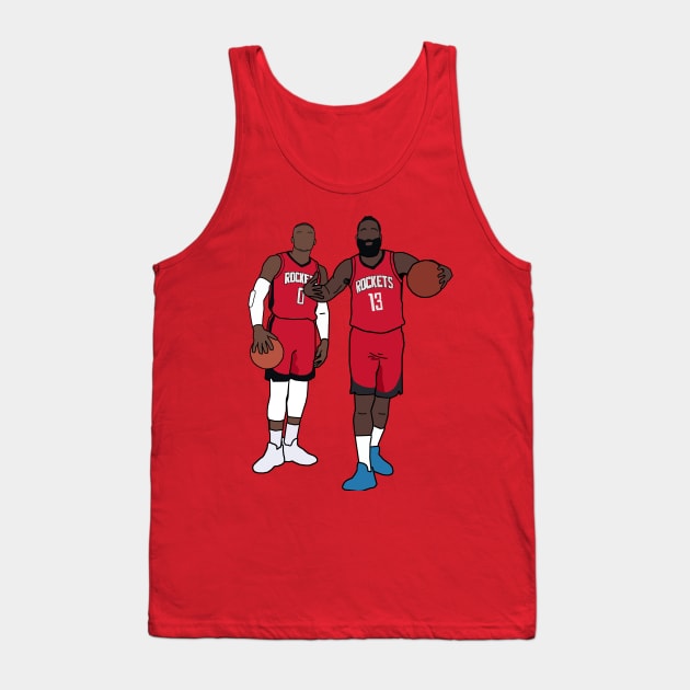 Russell Westbrook x James Harden Houston Rockets Tshirt Tank Top by xavierjfong